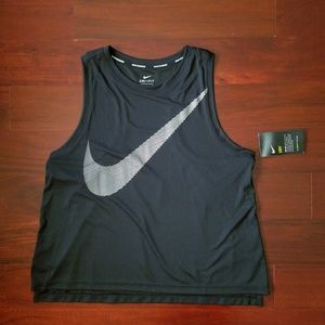 nike drifit running tank top womens L